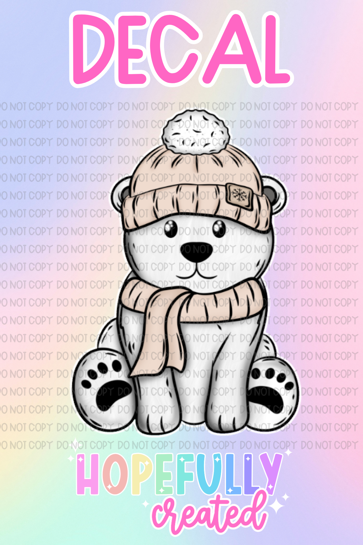 PolarBear Decal-590