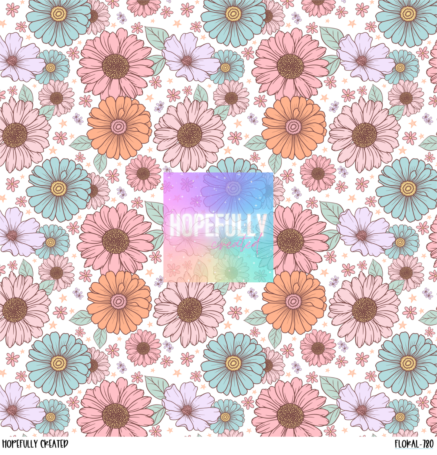 Floral 12x12 - 780