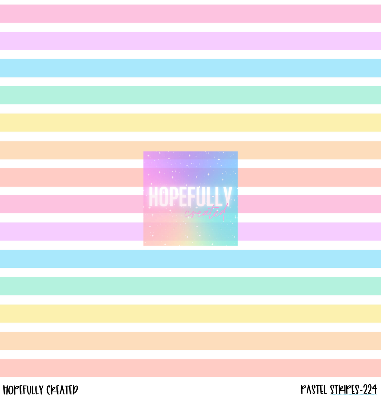 Pastel Stripes 12x12 - 224