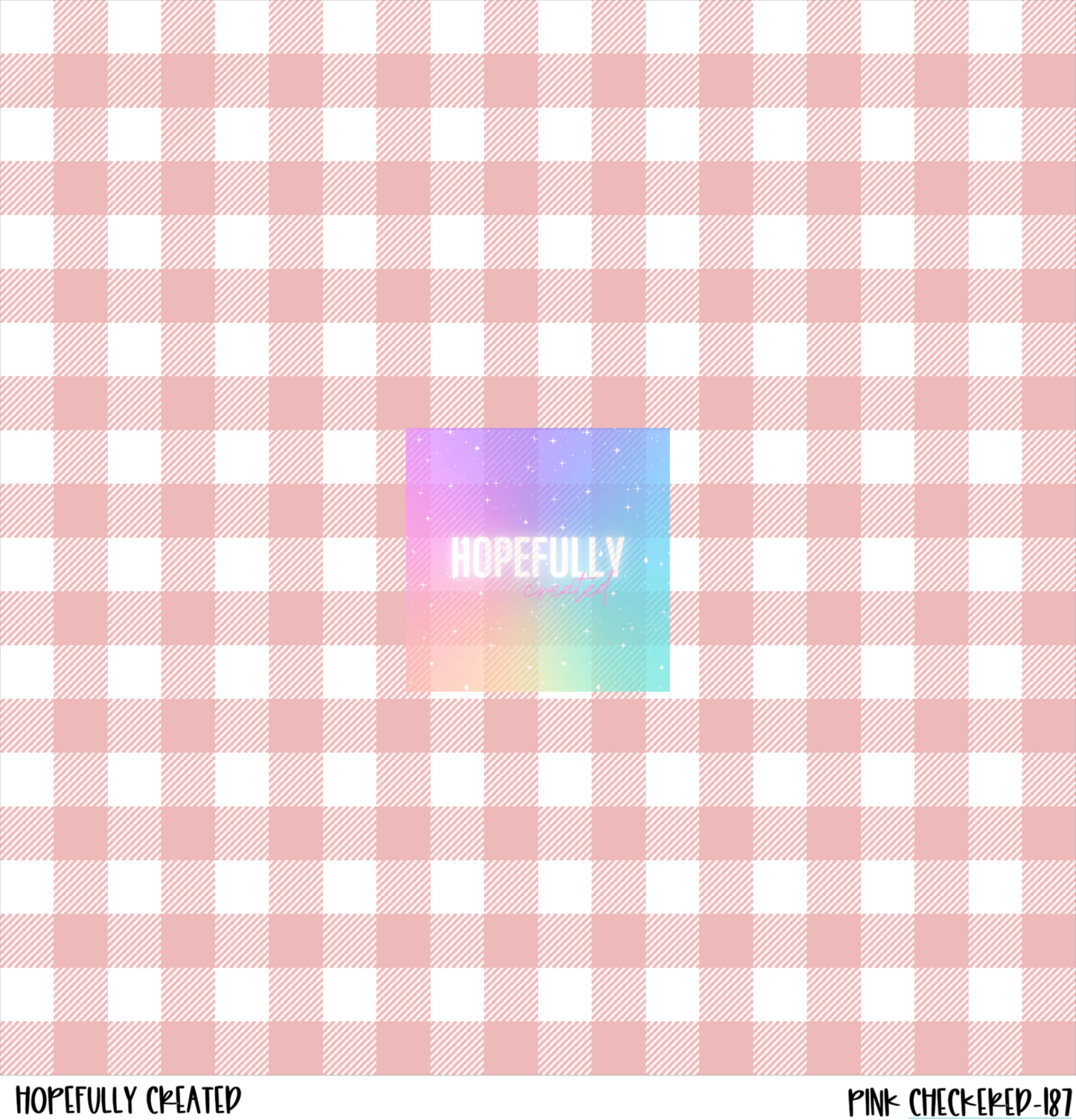 Pink Checker 12x12 - 187