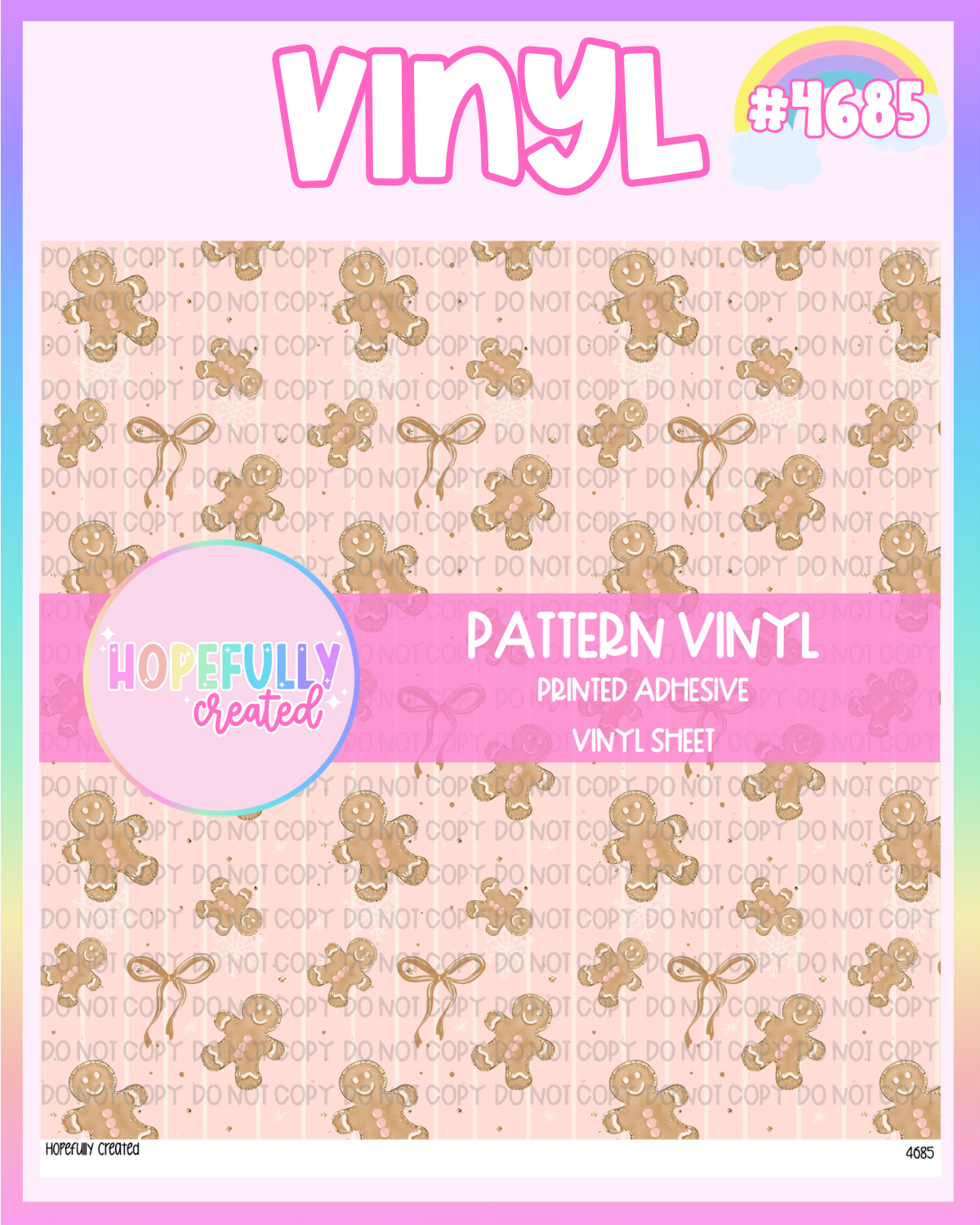 Gingerbread Vinyl Collection - 4685