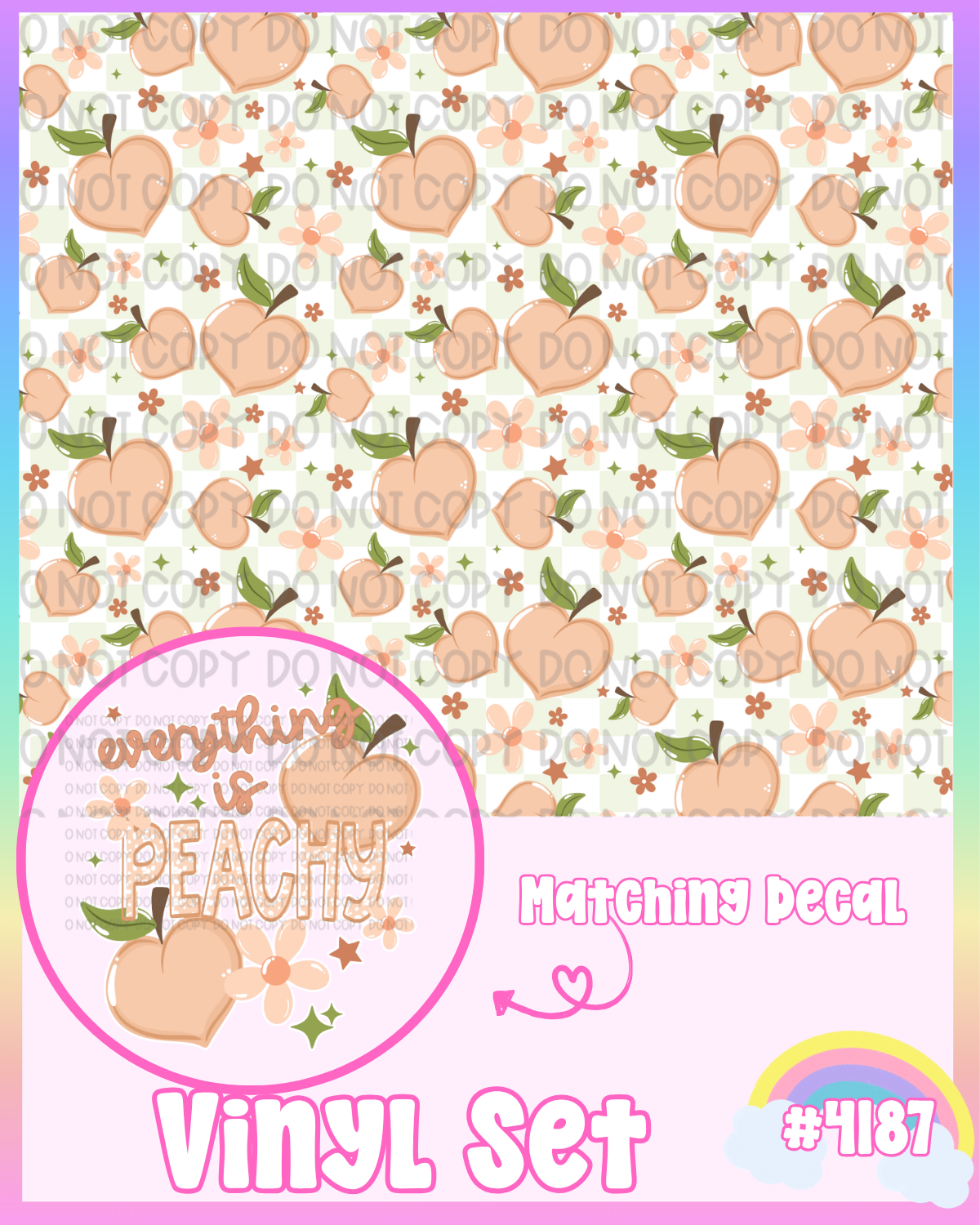 Peachy Vinyl Set
