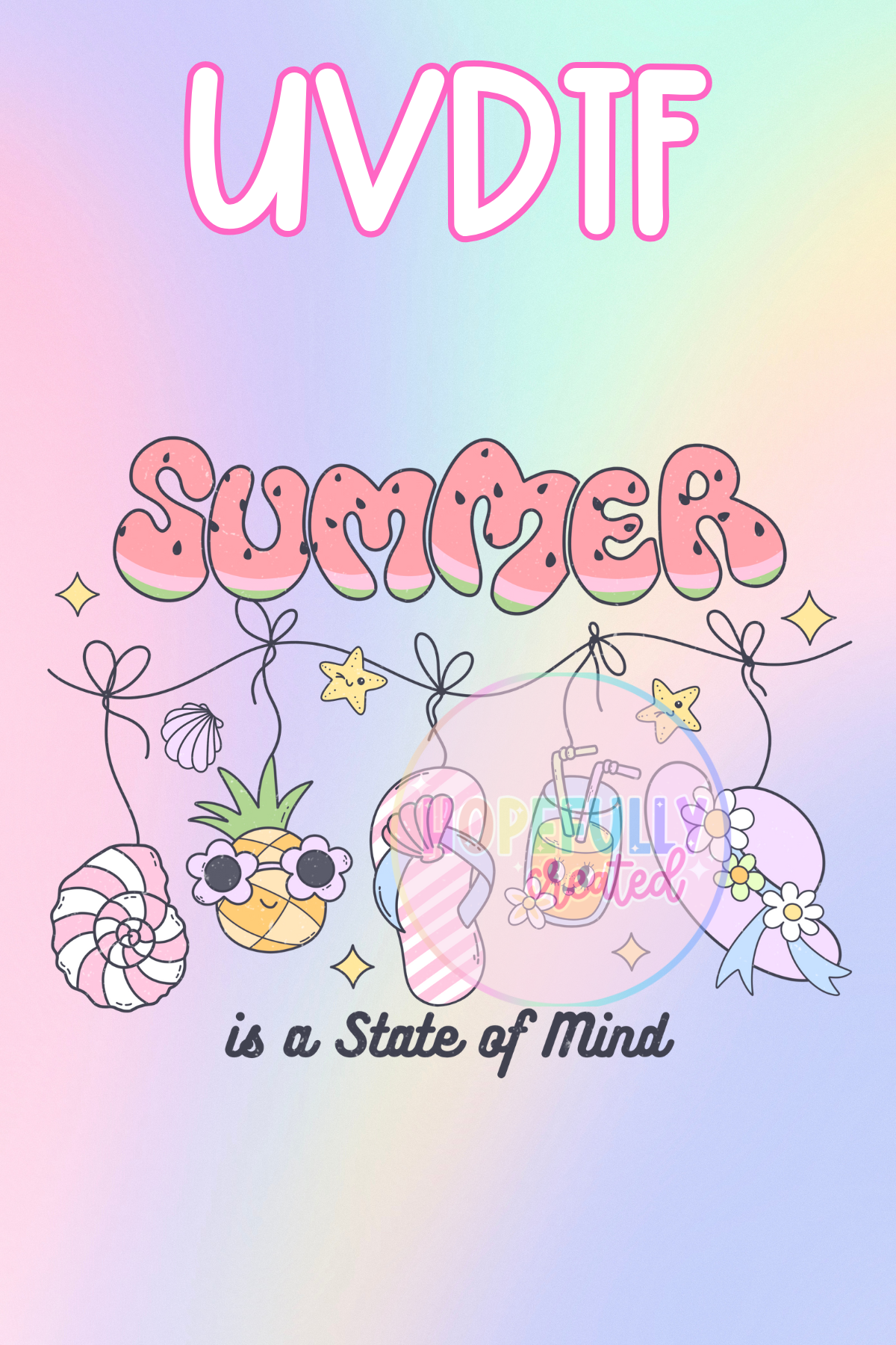 Summer UVDTF Decal