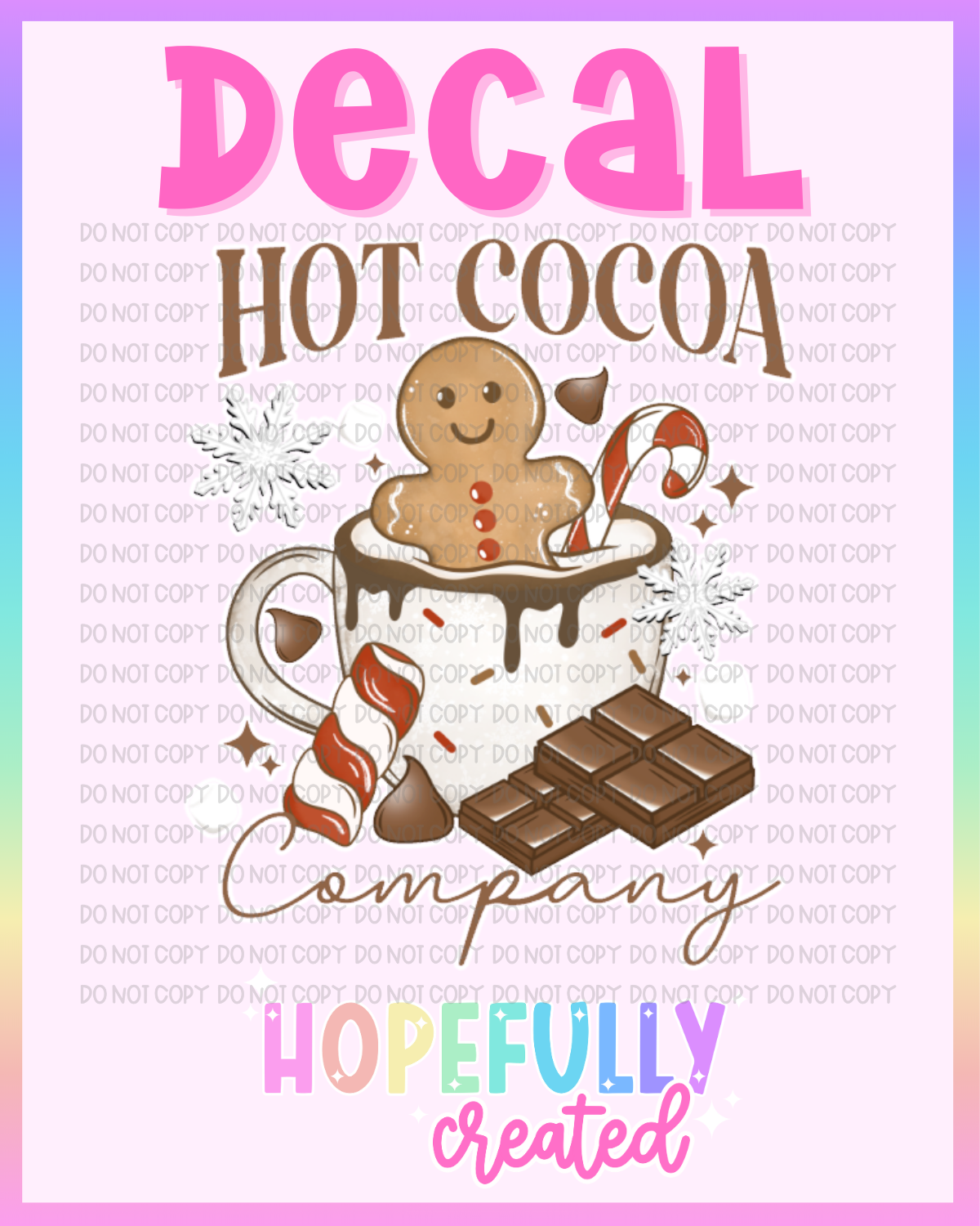Hot Cocoa Decal-1163