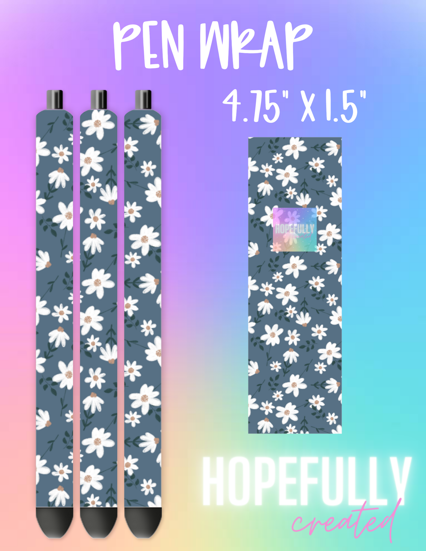 Floral Pen Wrap-1144