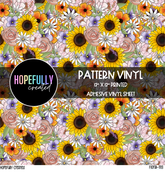 Floral Vinyl Collection- 1113
