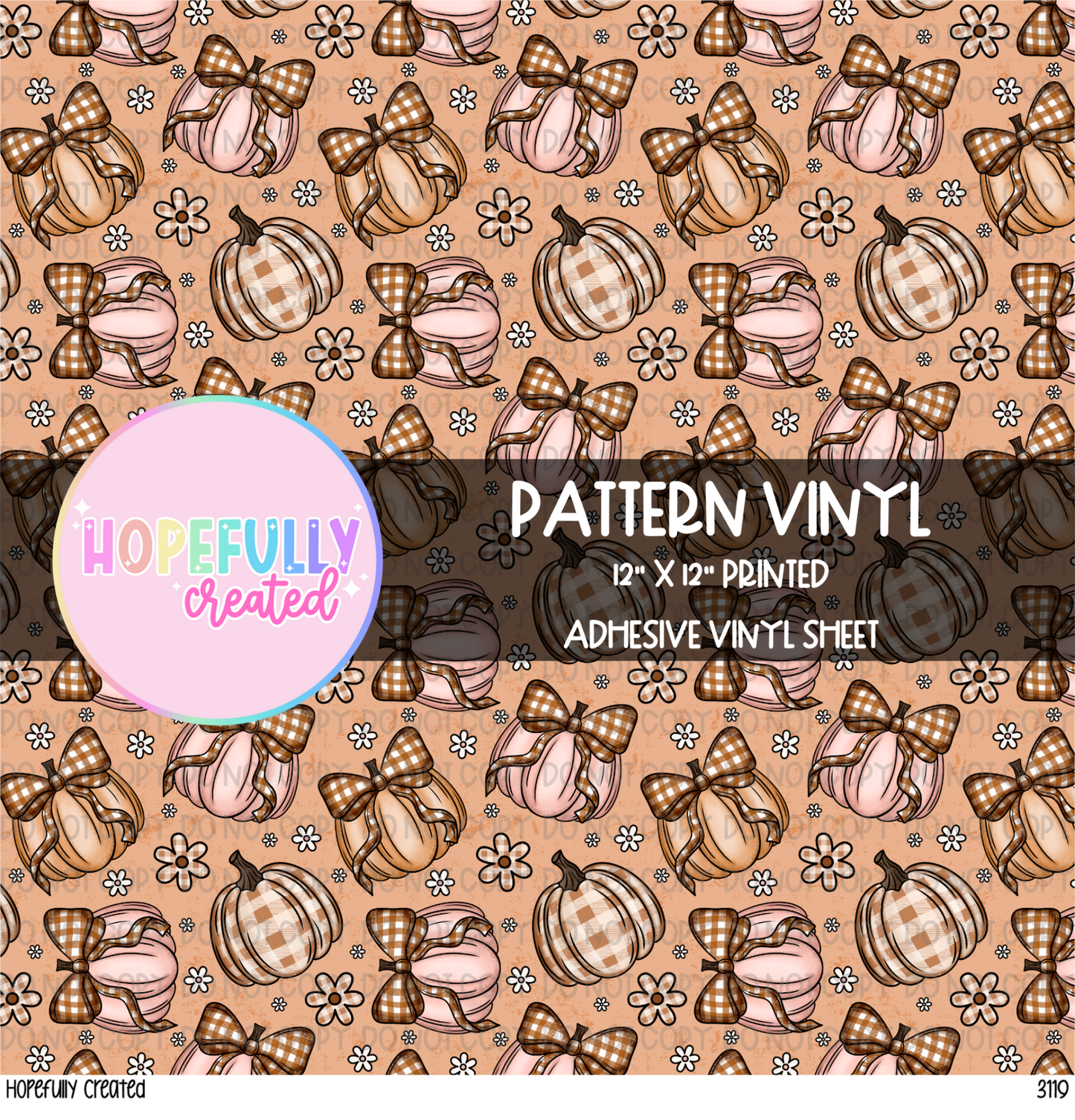 Fall Pumpkins Vinyl Collection - 3119