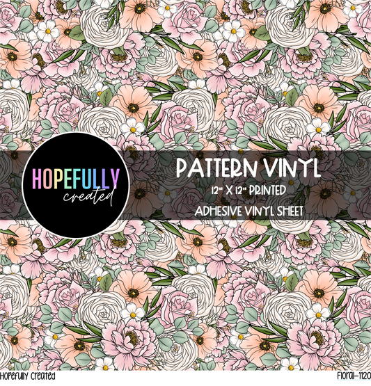 Floral Vinyl Collection- 1120