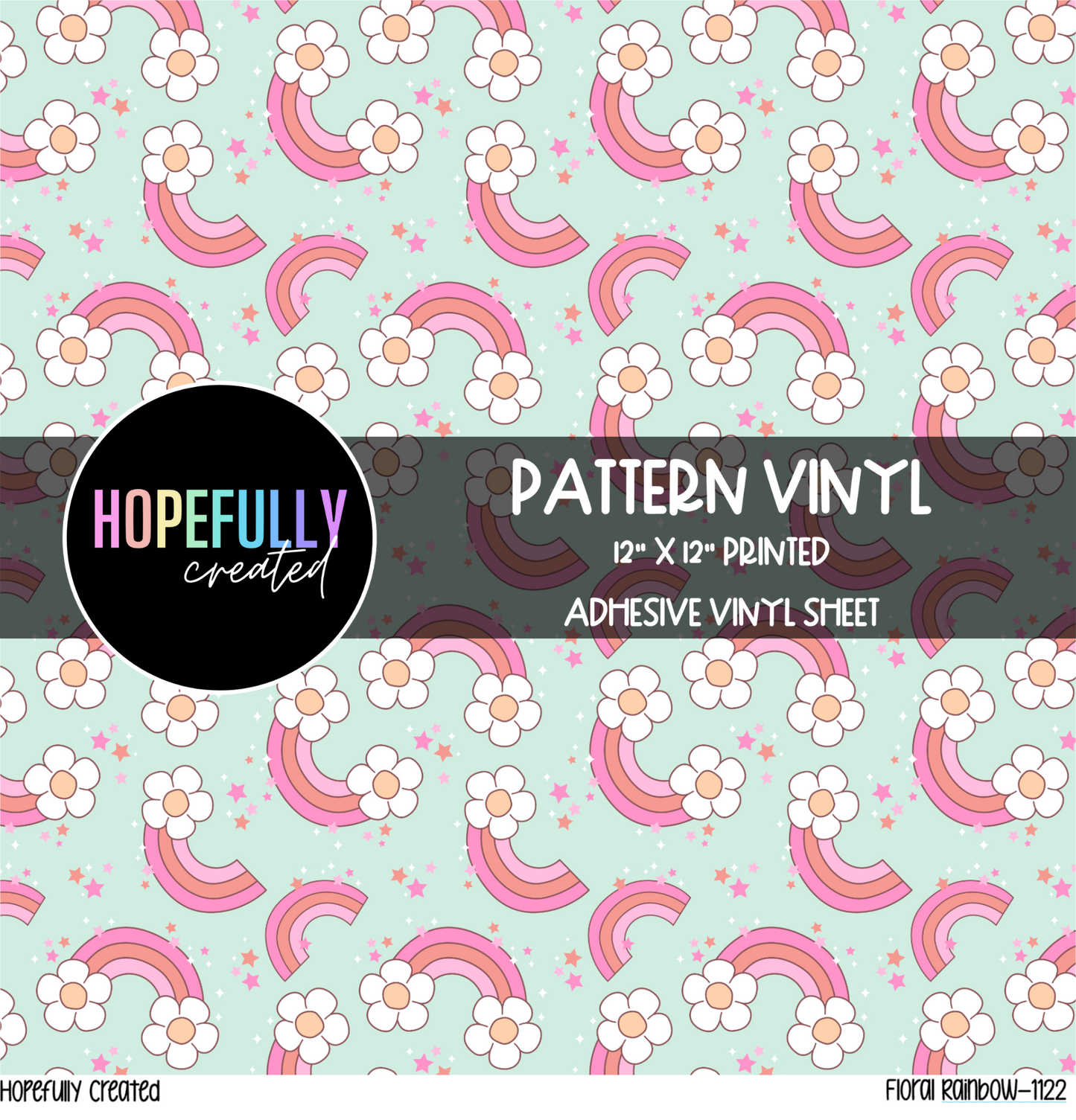 Floral Rainbow 12x12 - 1122