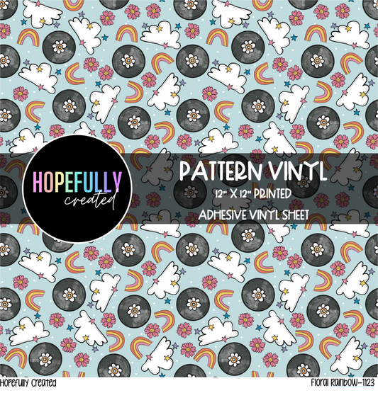 Floral Rainbow Vinyl Collection - 1123