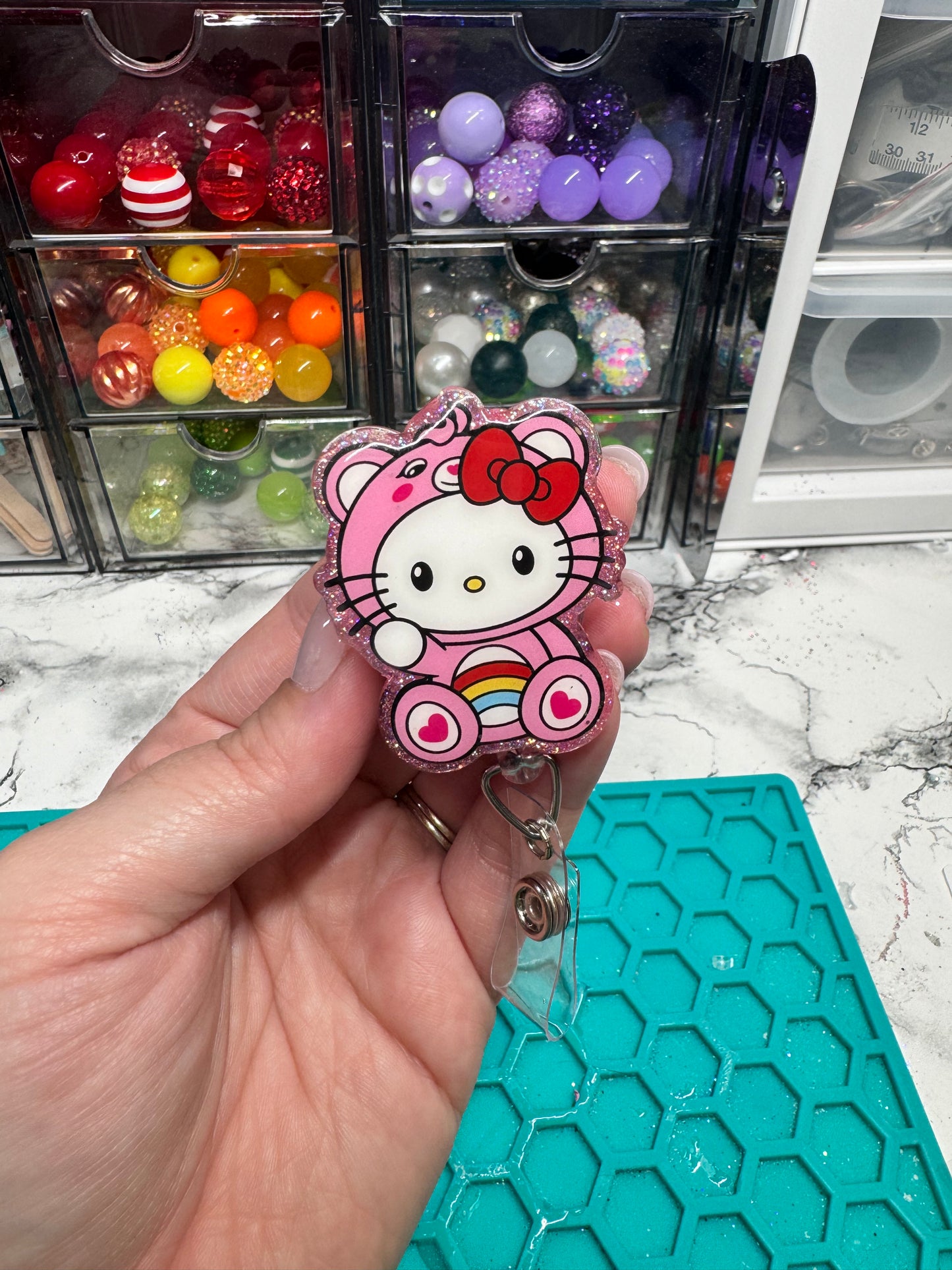 Kitty Bear Badge Reel