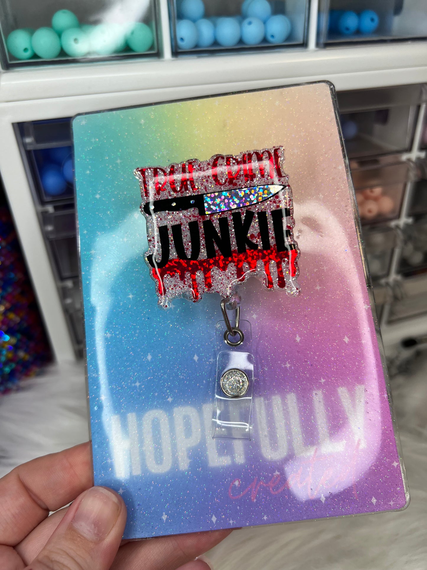 True Crime Junkie Badge Reel