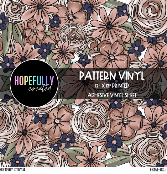 Floral Vinyl Collection- 1145