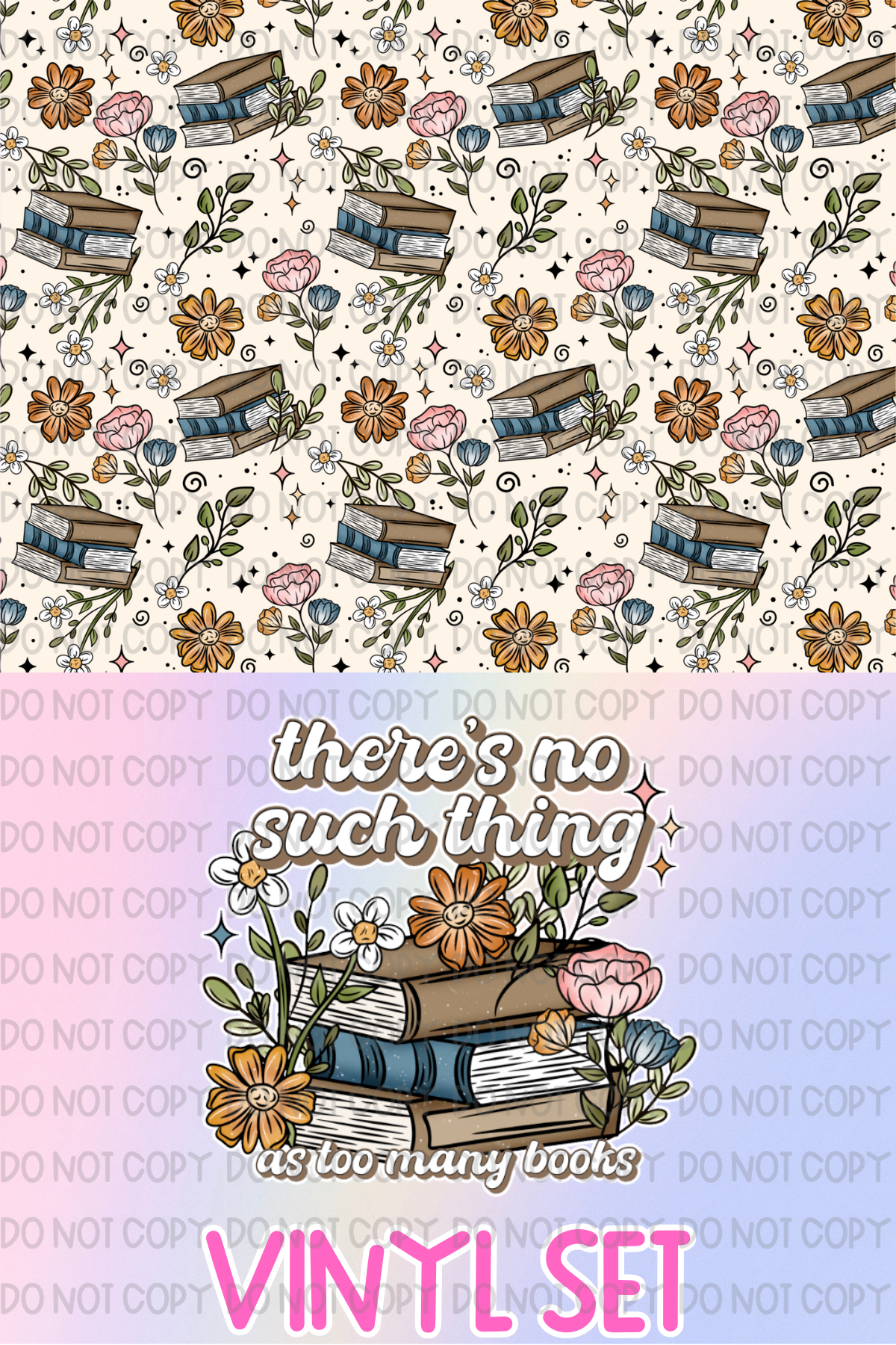 Books Vinyl Set