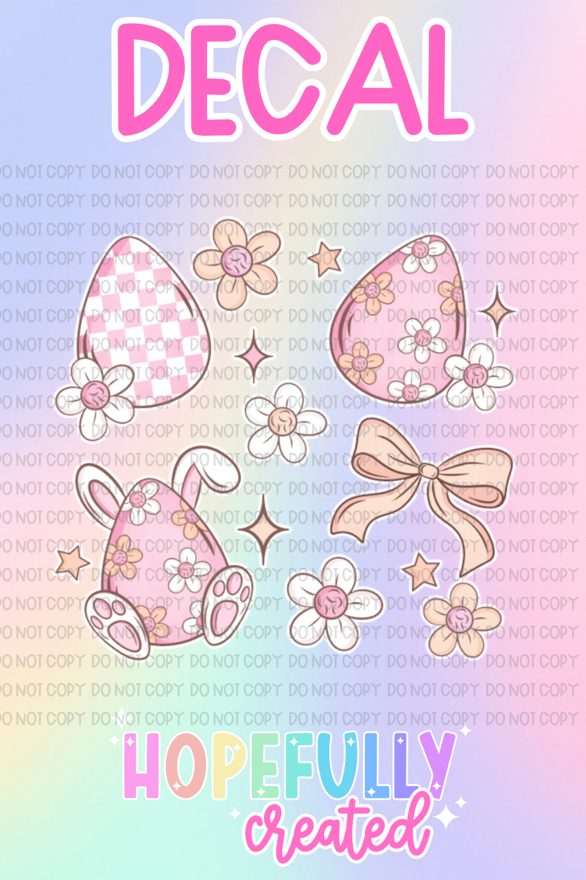 Easter Egg Decal-739