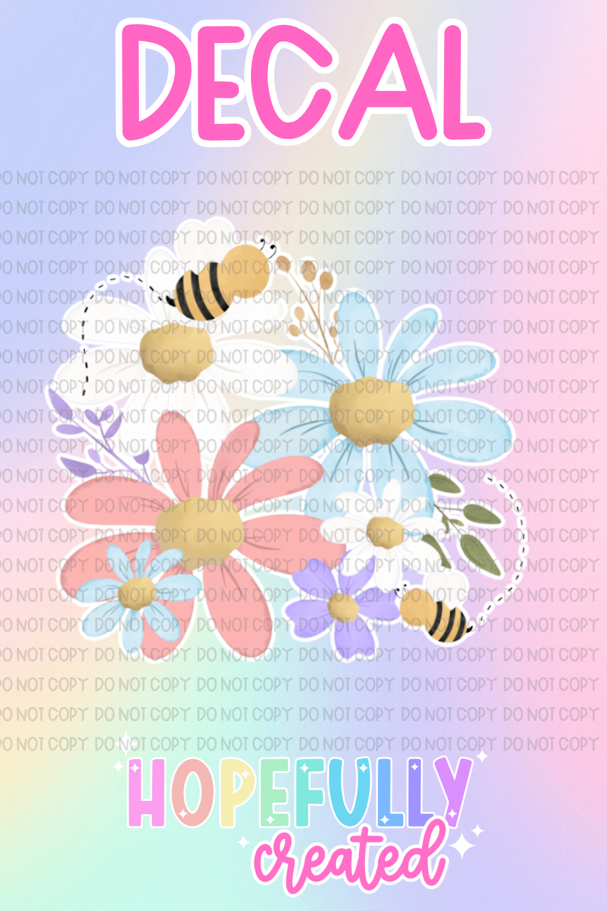 Floral Decal-742