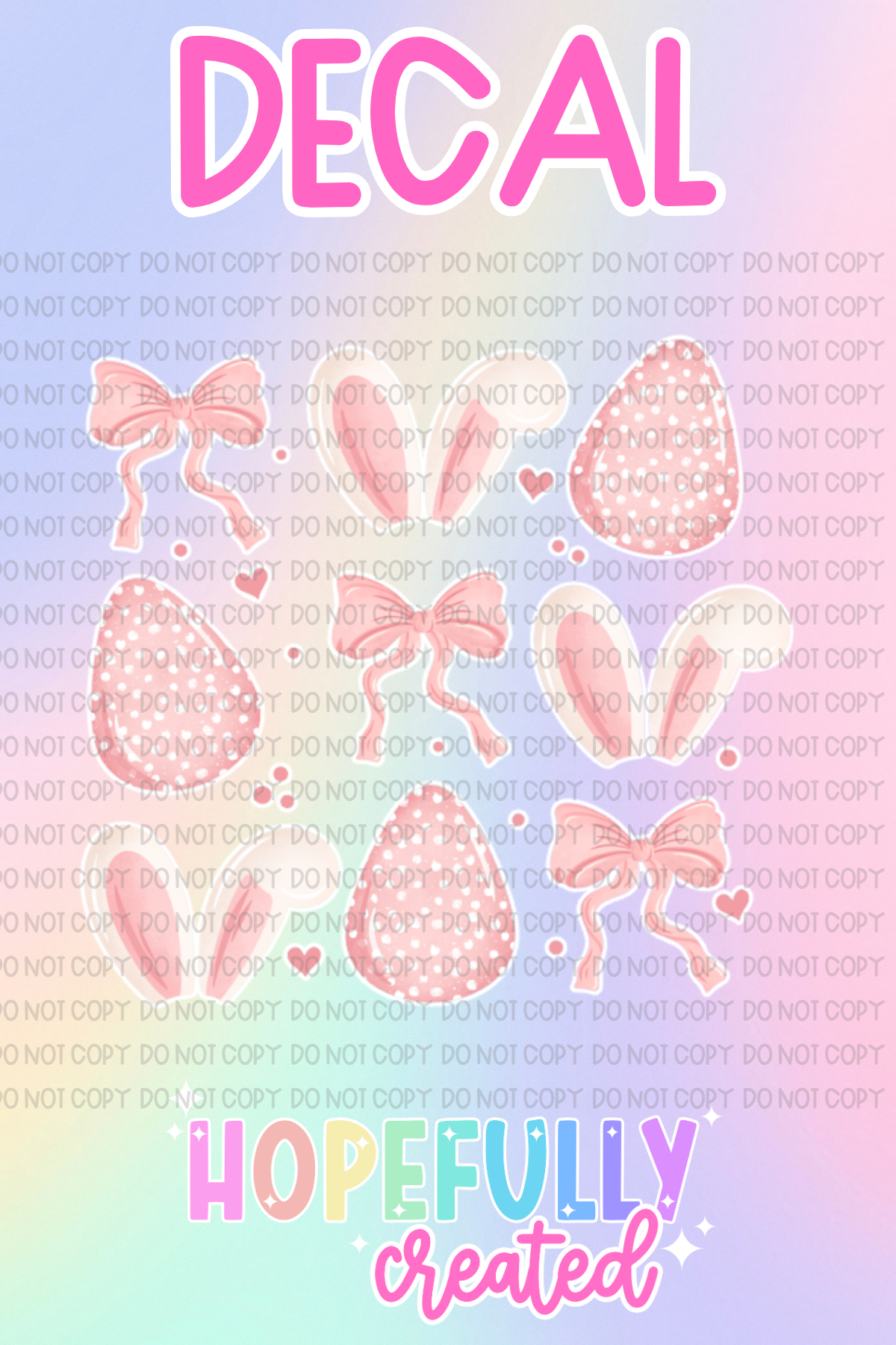 Easter Bunny Decal-741