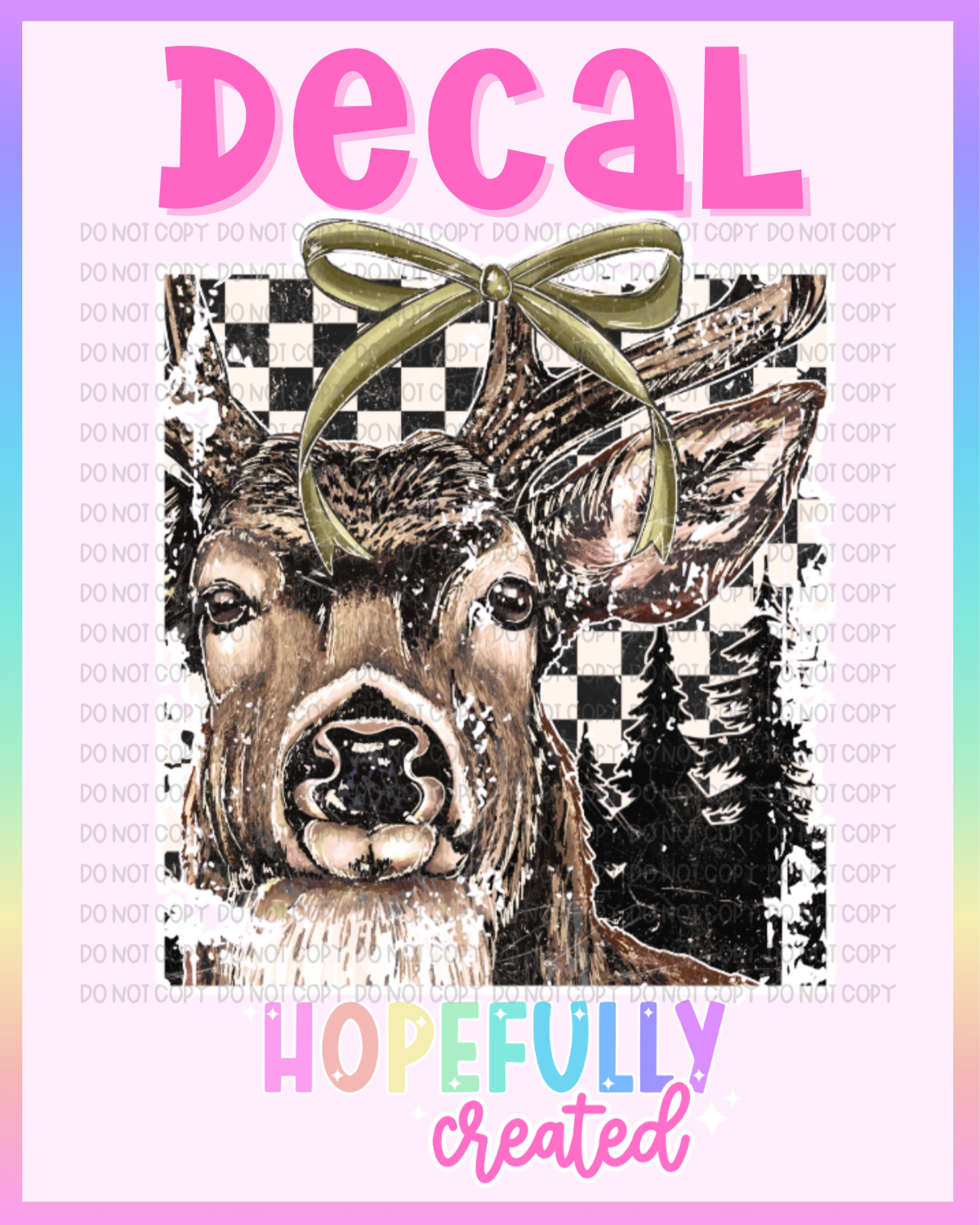 Deer Decal-1225
