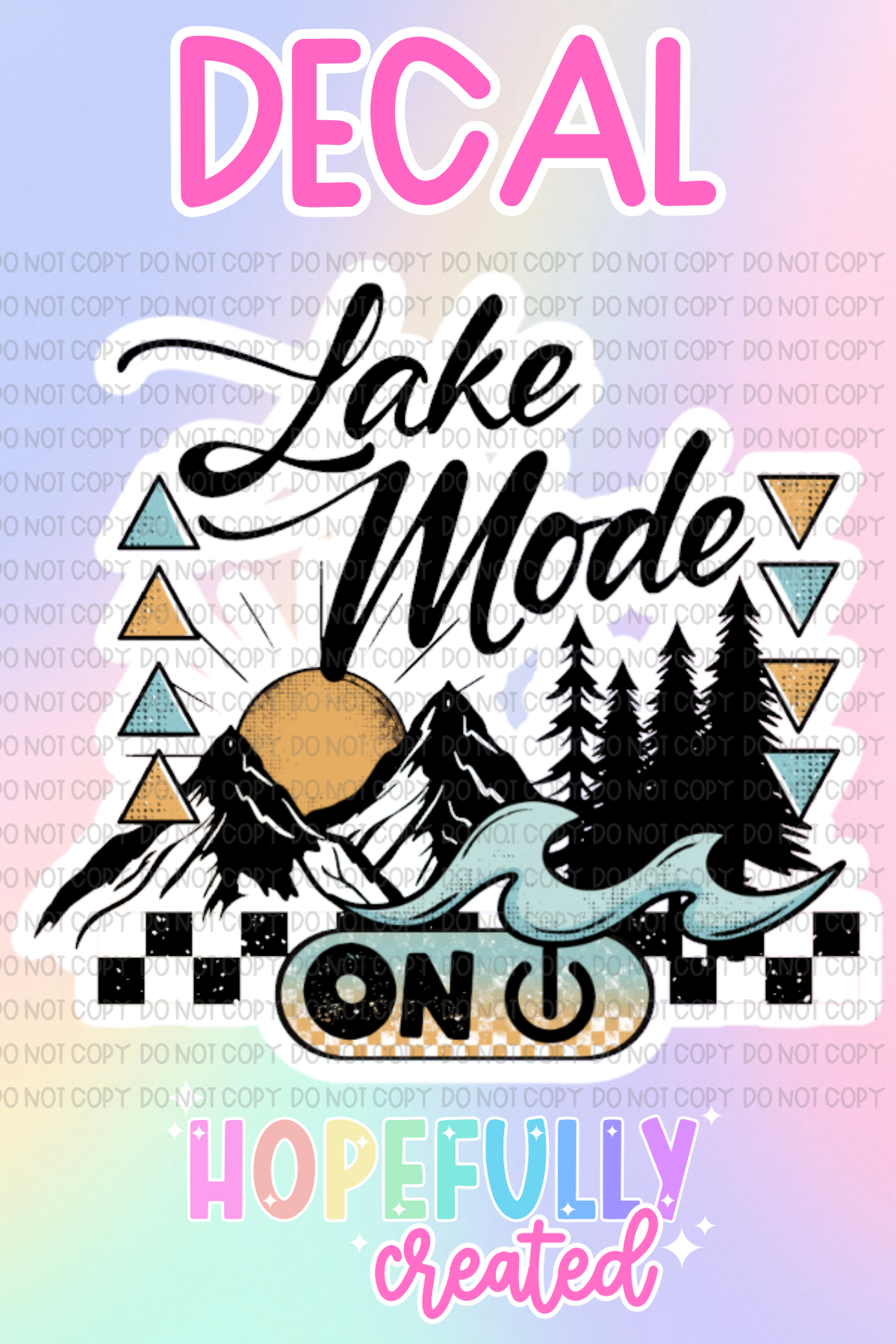 Lake Mode Decal-865