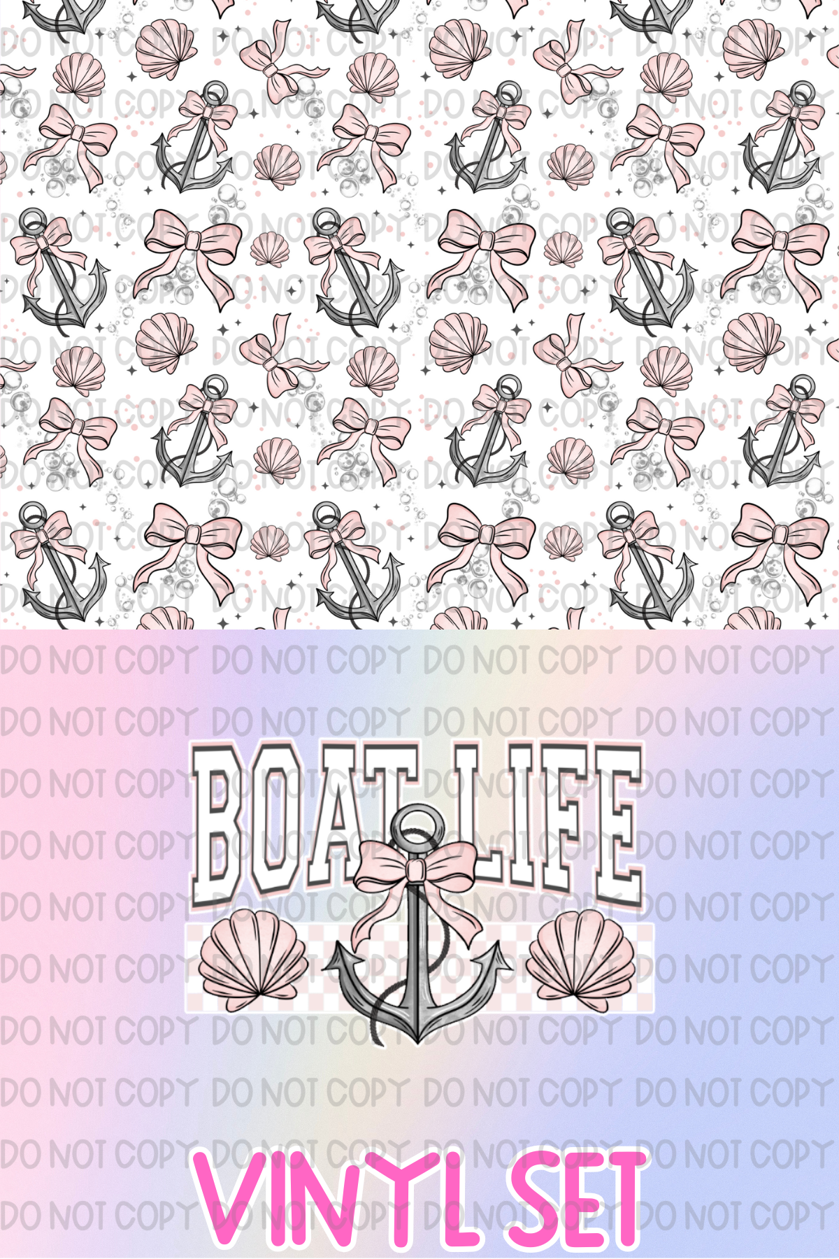 Boat Life Vinyl Set