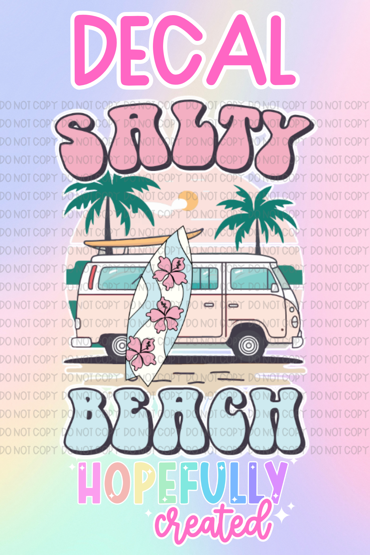 Salty Beach Decal-841