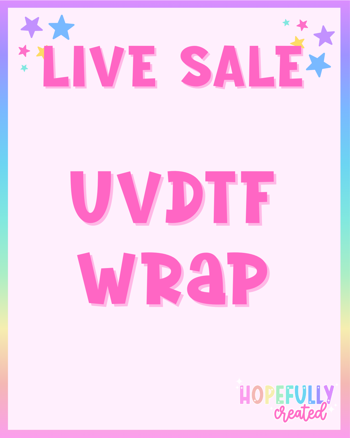 LIVE Sale UVDTF Glass Can Wrap