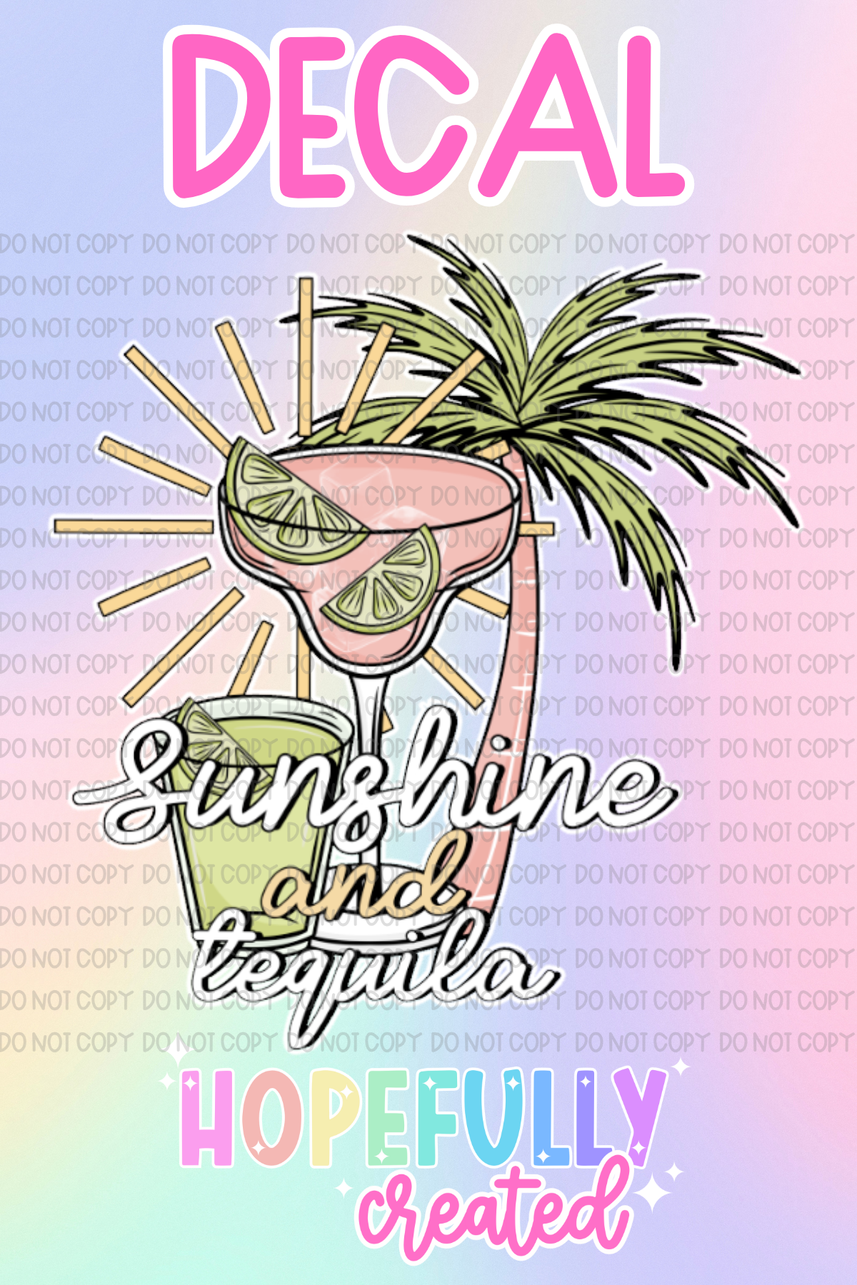 Sunshine and Teq Decal-875