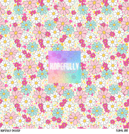 Floral Vinyl Collection - 800
