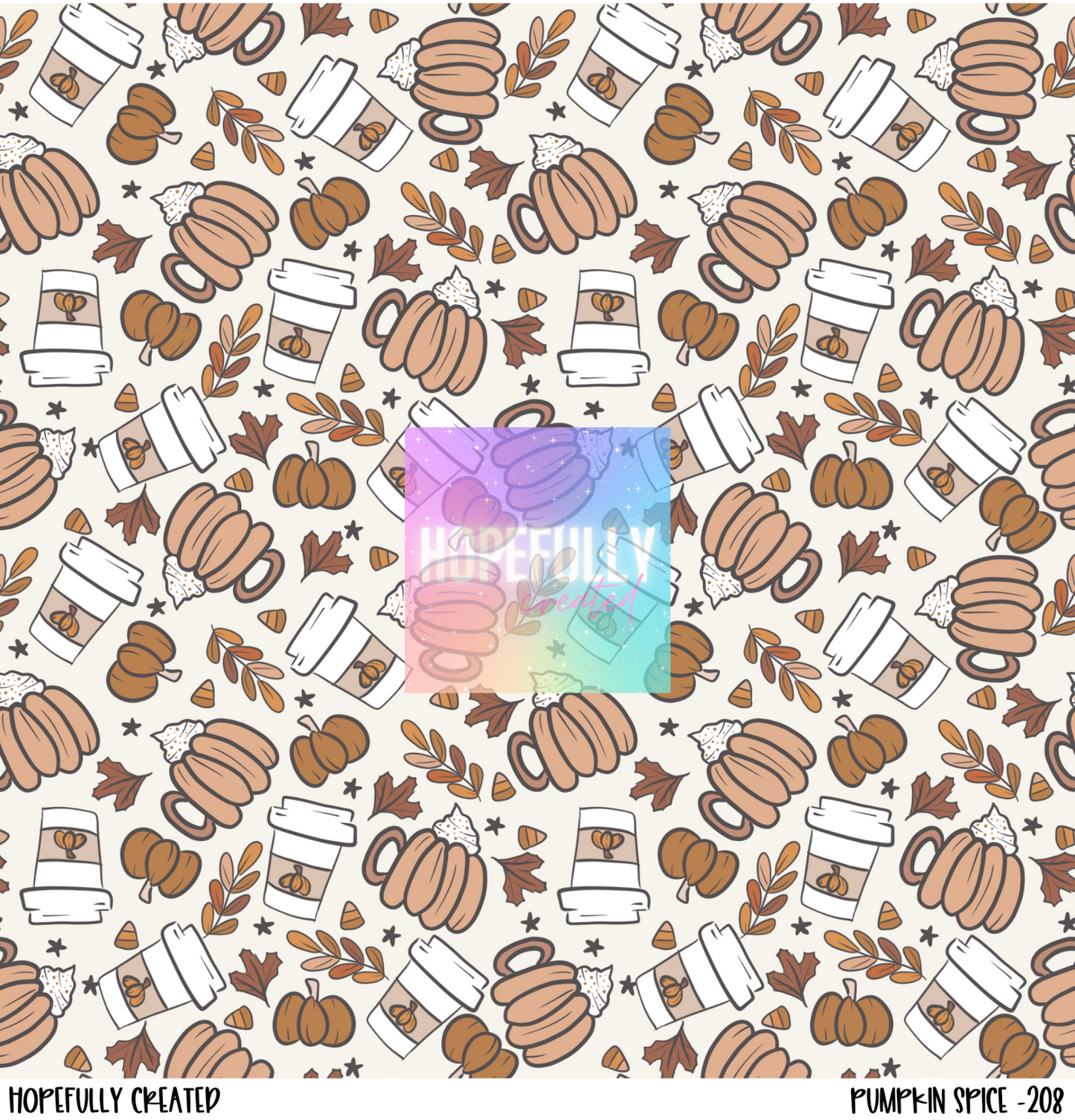Pumpkin Spice 12x12 - 208