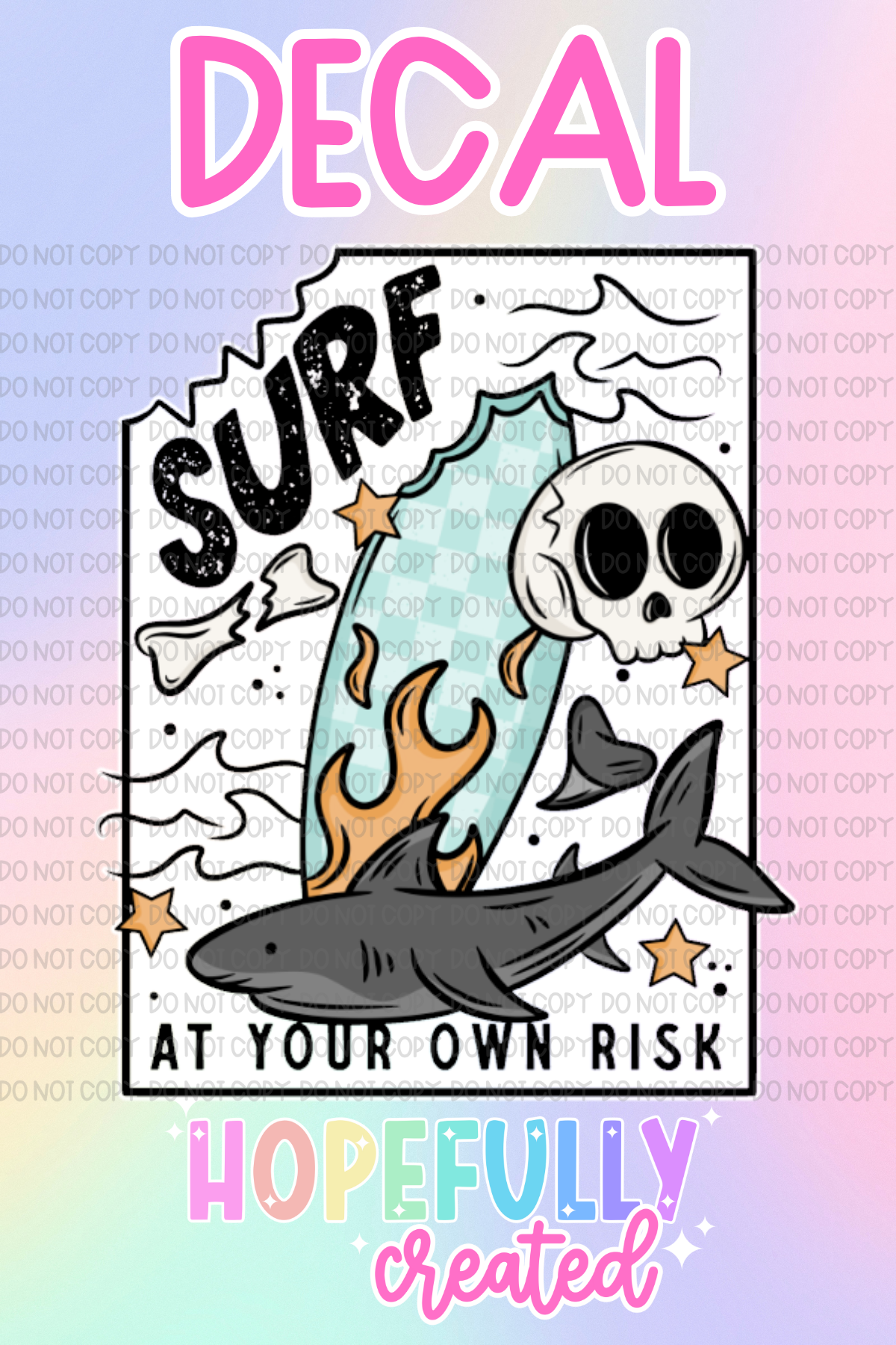 Surf Decal-876