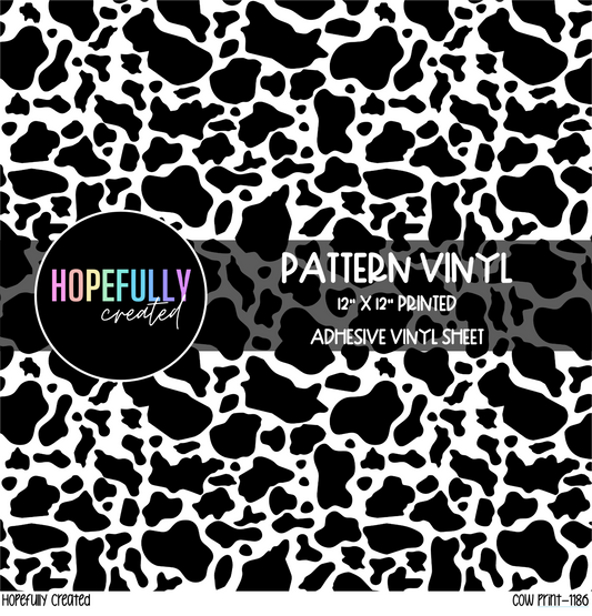 Cow Print Vinyl Collection - 1186