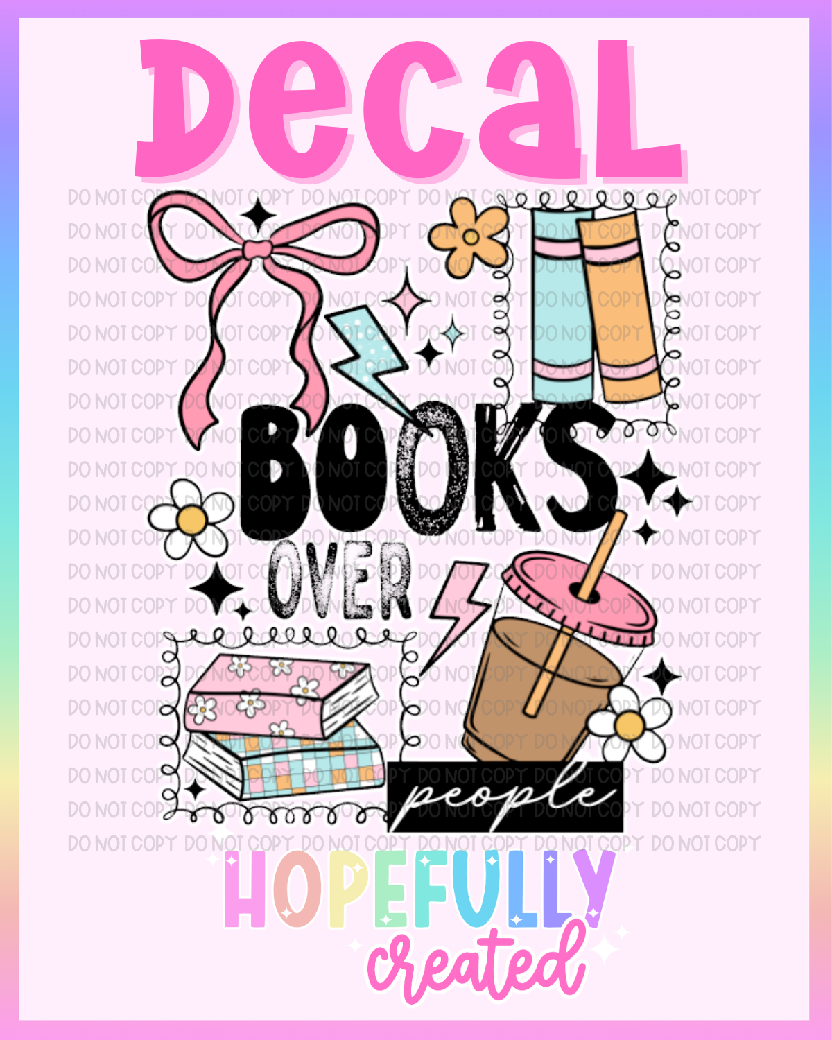 Books Decal-1248