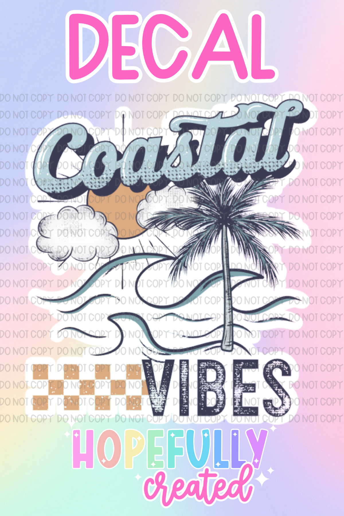 Coastal Vibes Decal-882