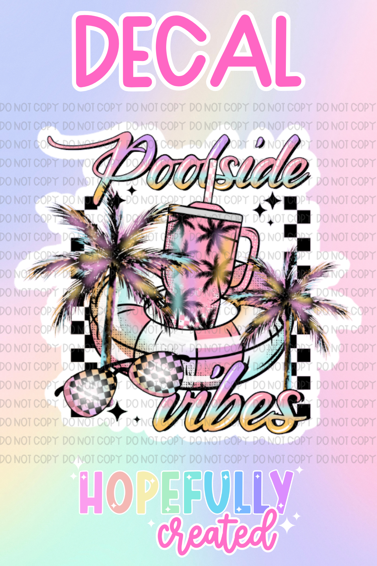 Poolside Vibes Decal-888