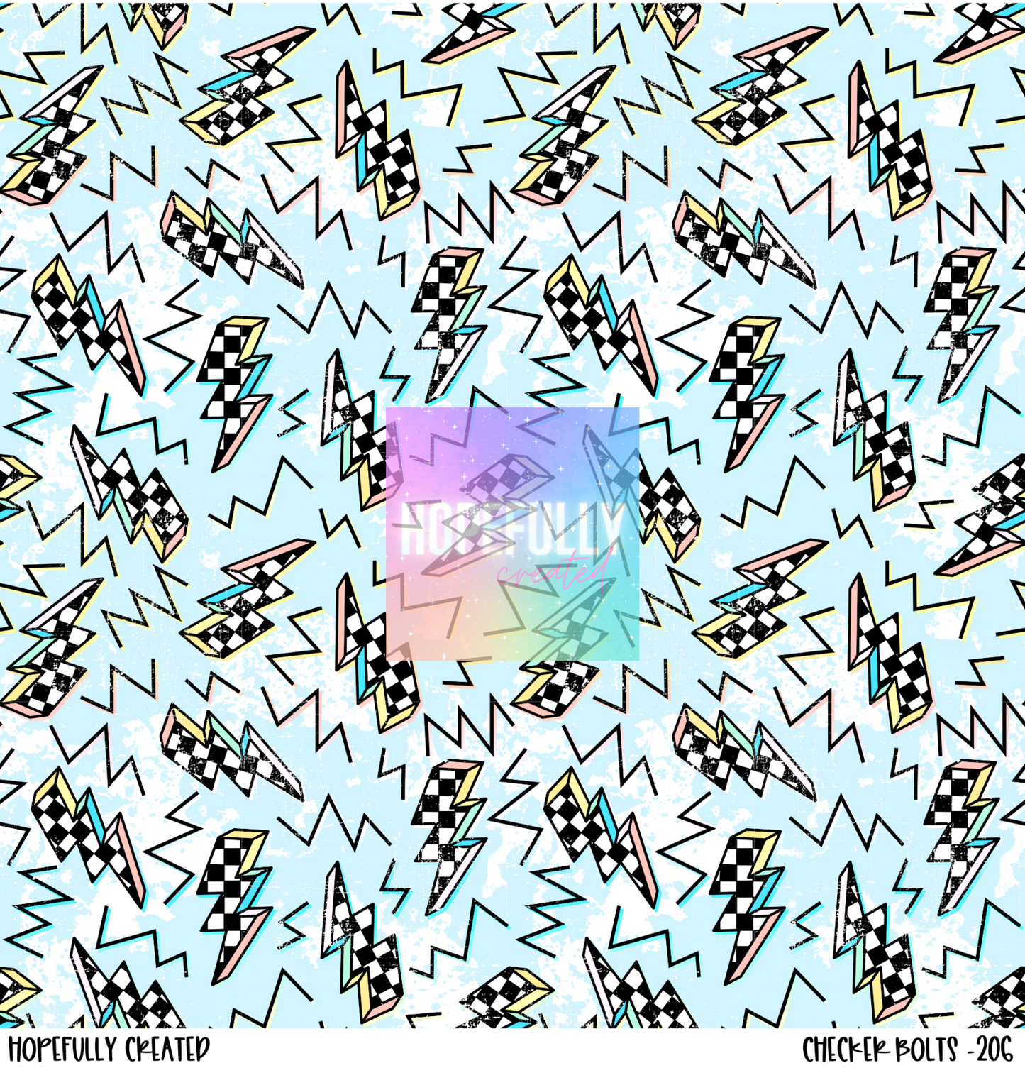 Checker Bolts 12x12 - 206