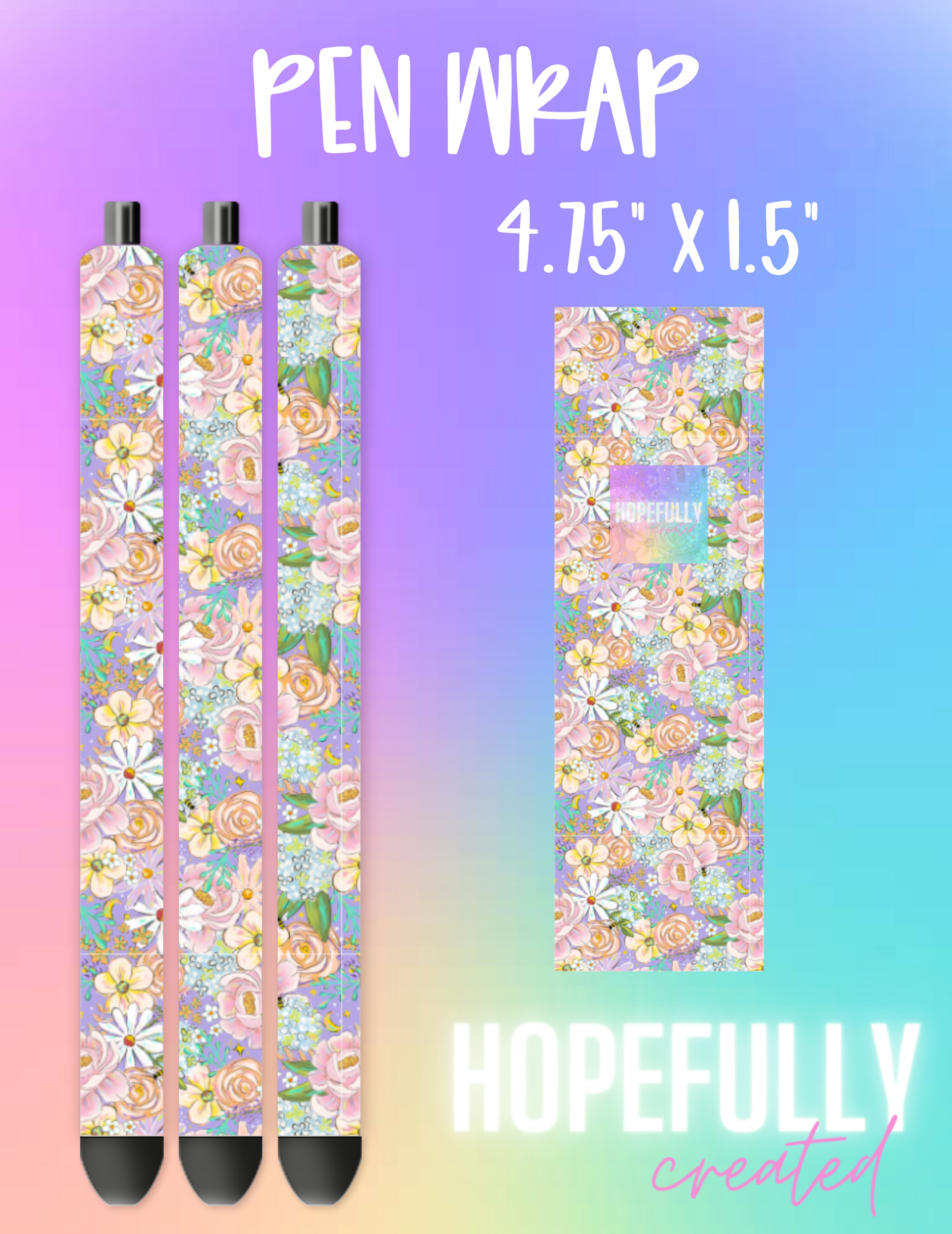 Floral Pen Wrap-1240