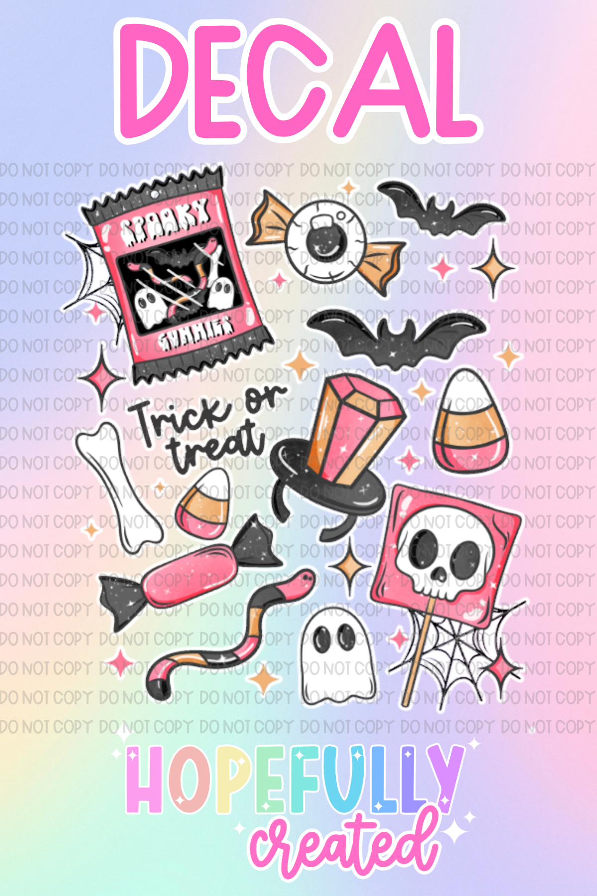 Trick or treat Decal-1011
