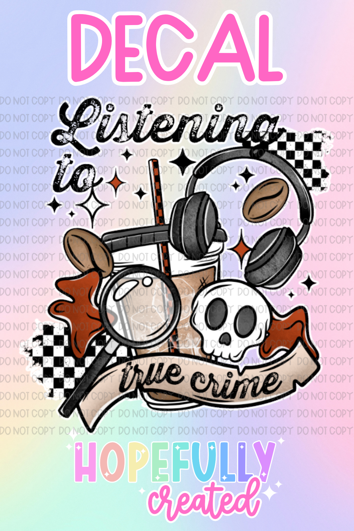 True Crime Decal-1025