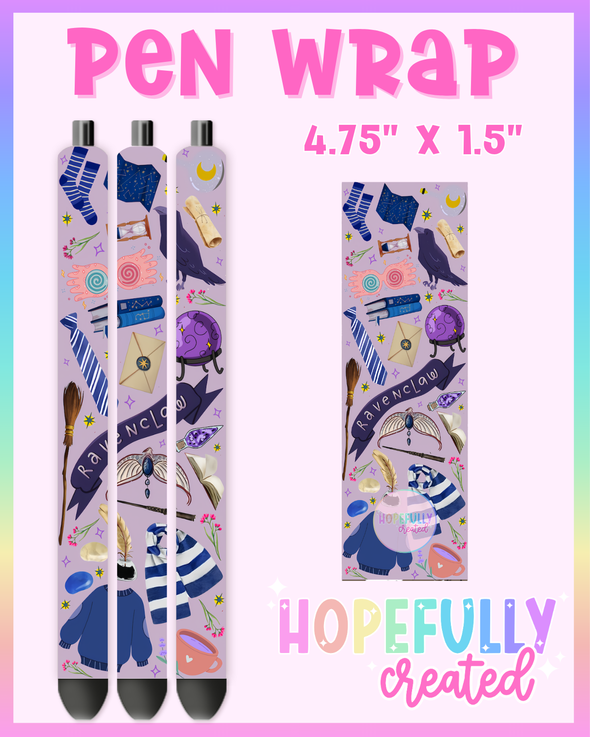 Blue House Pen Wrap-4783 VIP