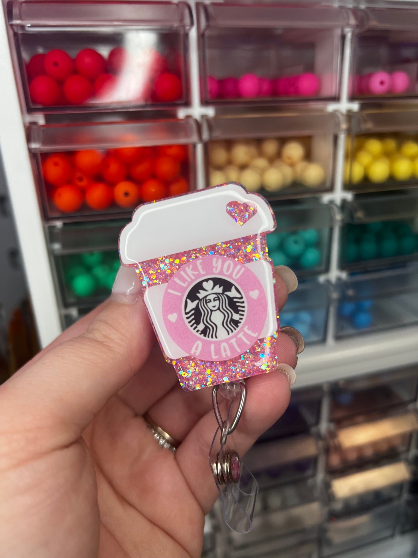 Valentine Coffee Badge Reel