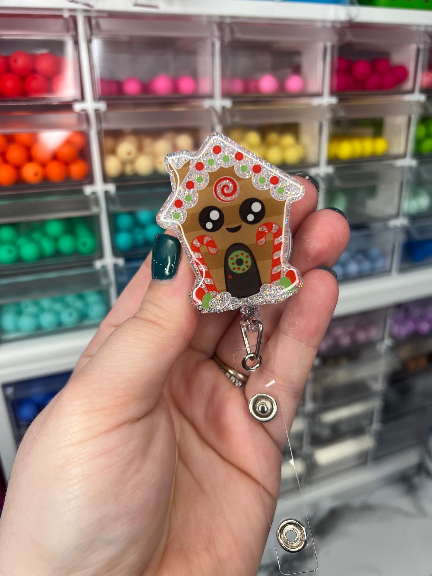 Gingerbread House Badge Reel