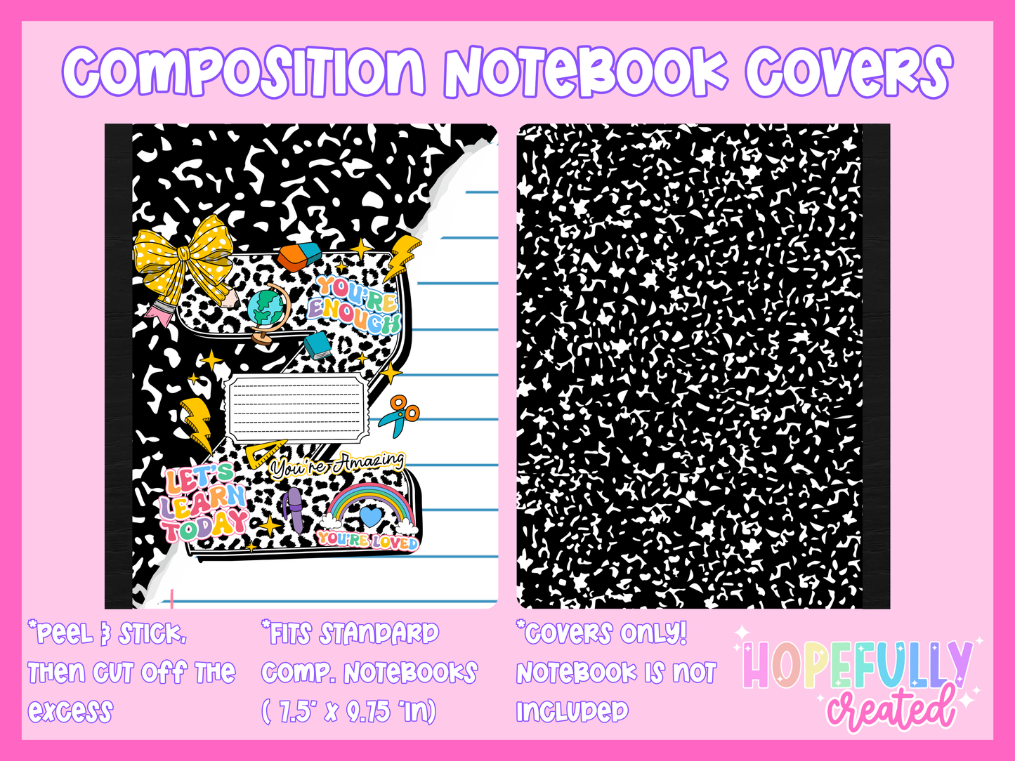 Initial Composition Notebook Cover