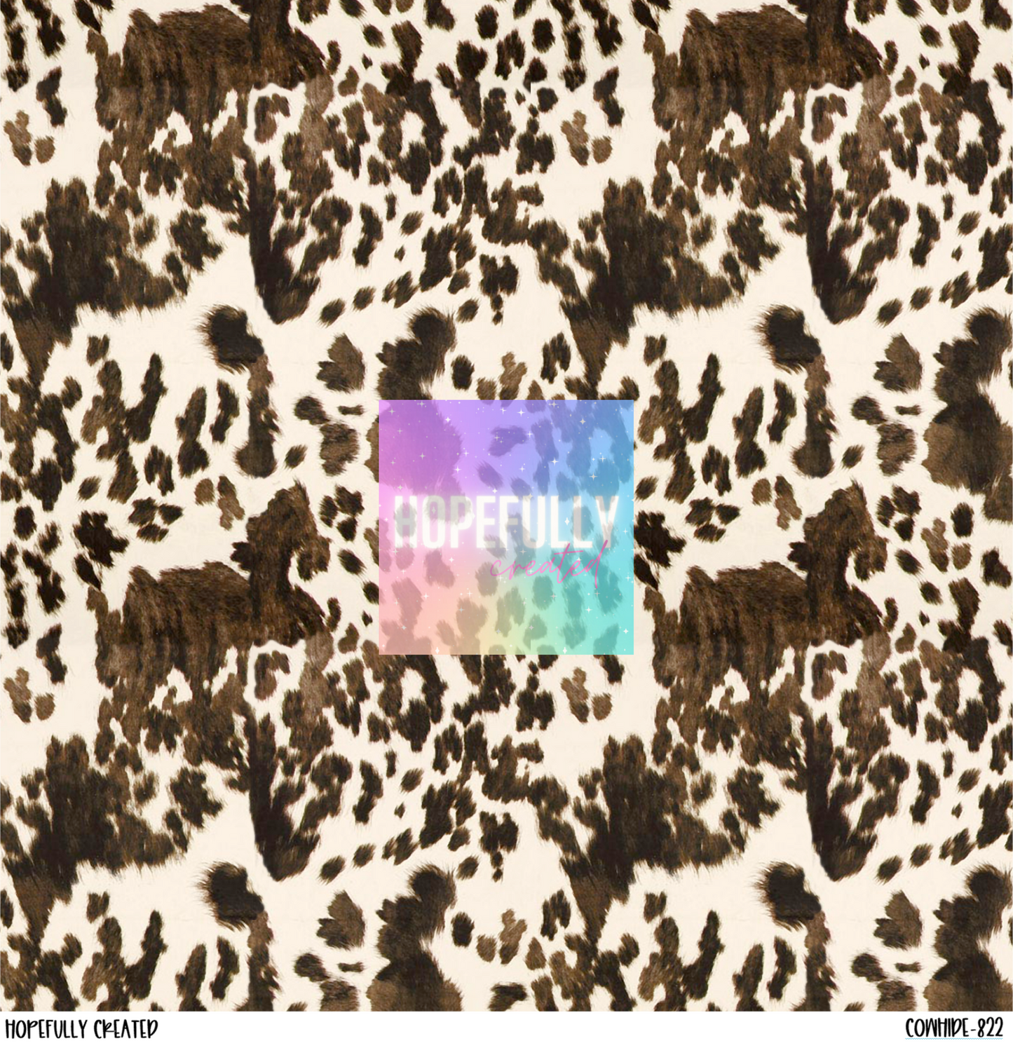 Cowhide 12x12 - 822