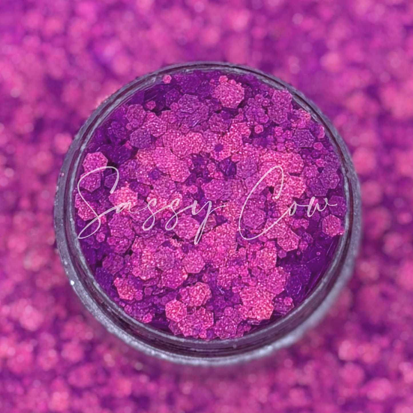SHY VIOLET - Chunky Textured Glitter Mix