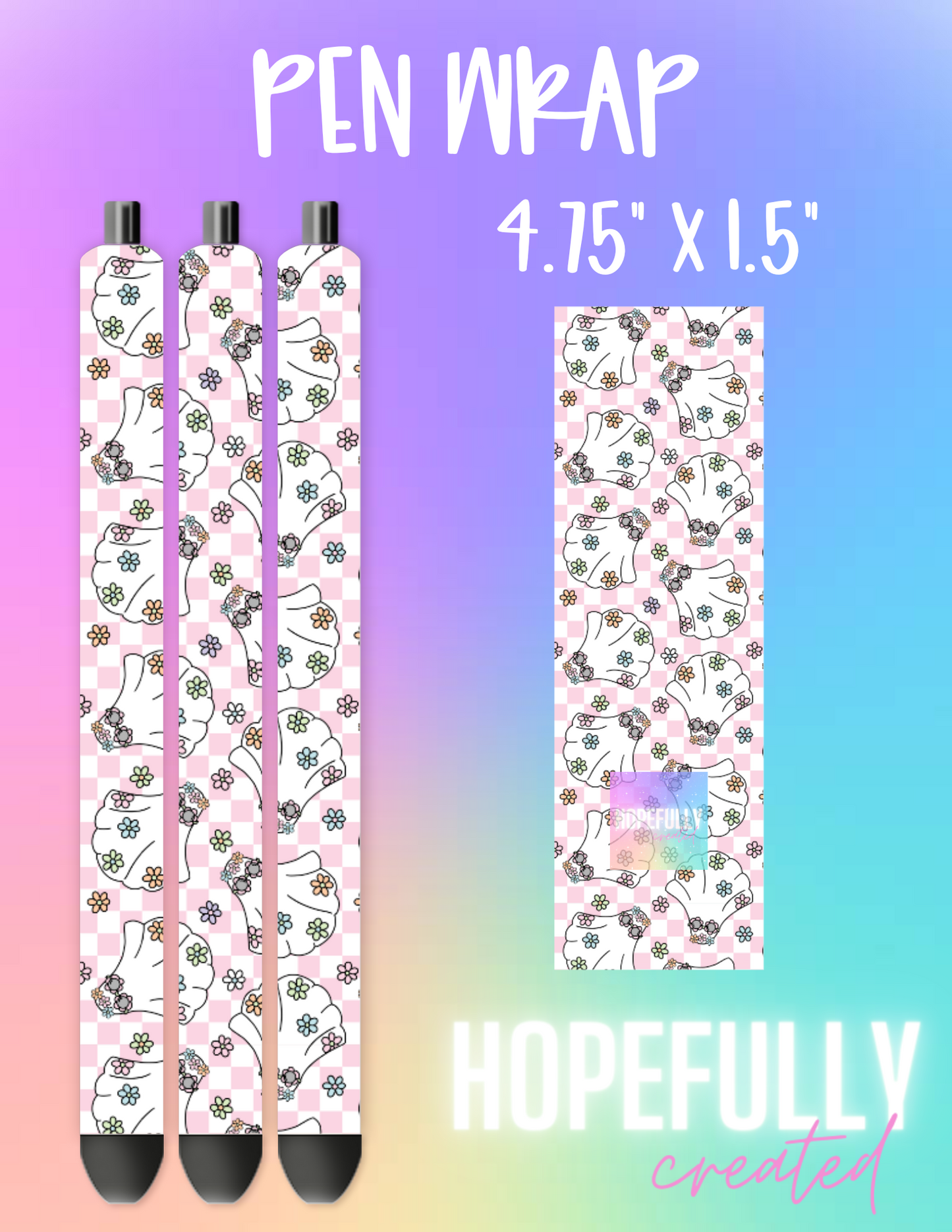 Groovy Ghosts Pen Wrap-336