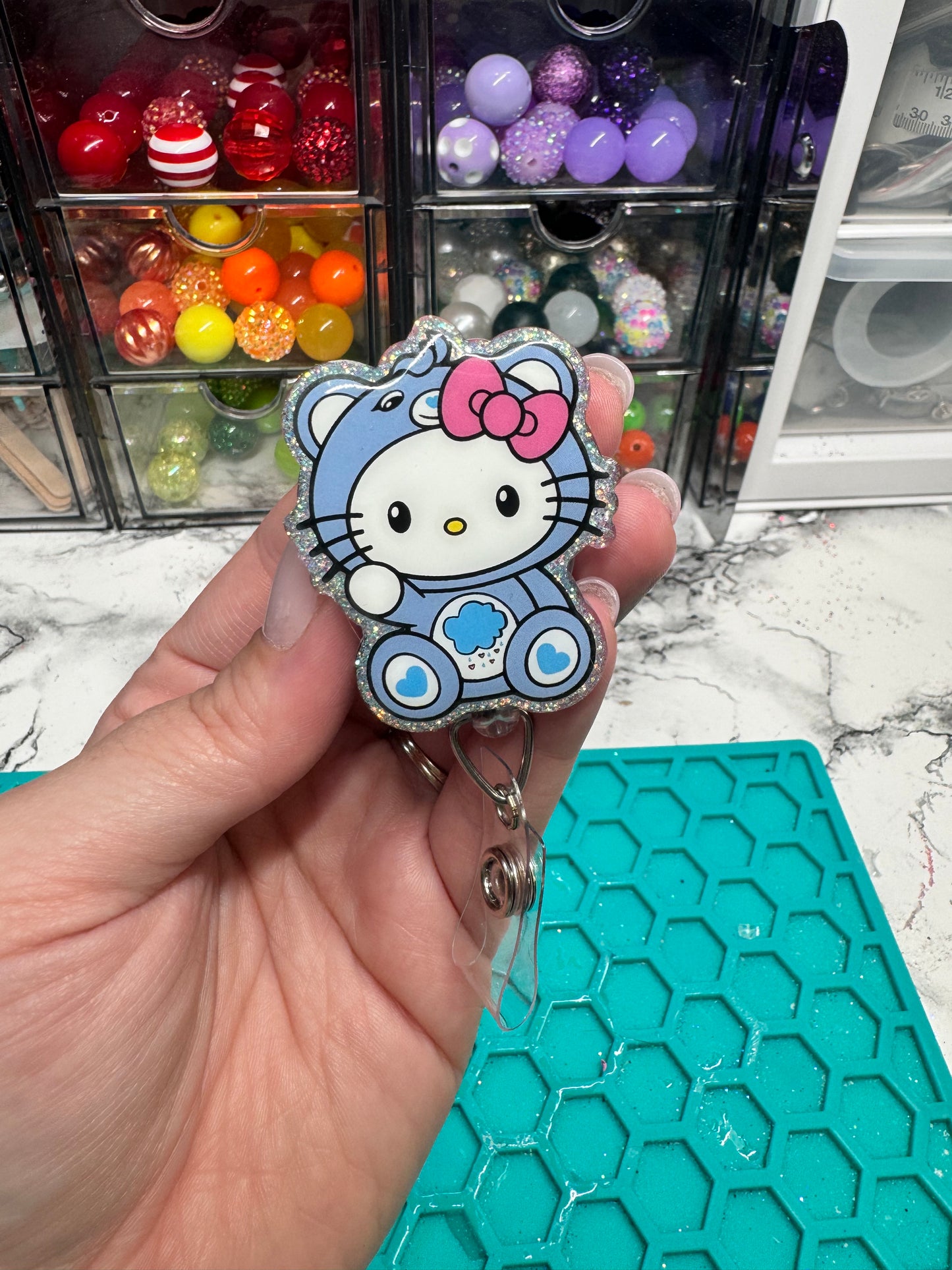 Kitty Bear Badge Reel