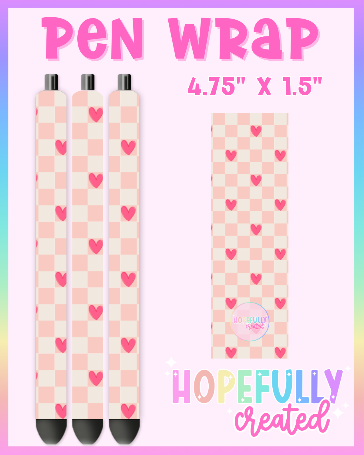 Checker Heart Vinyl Collection - 3473