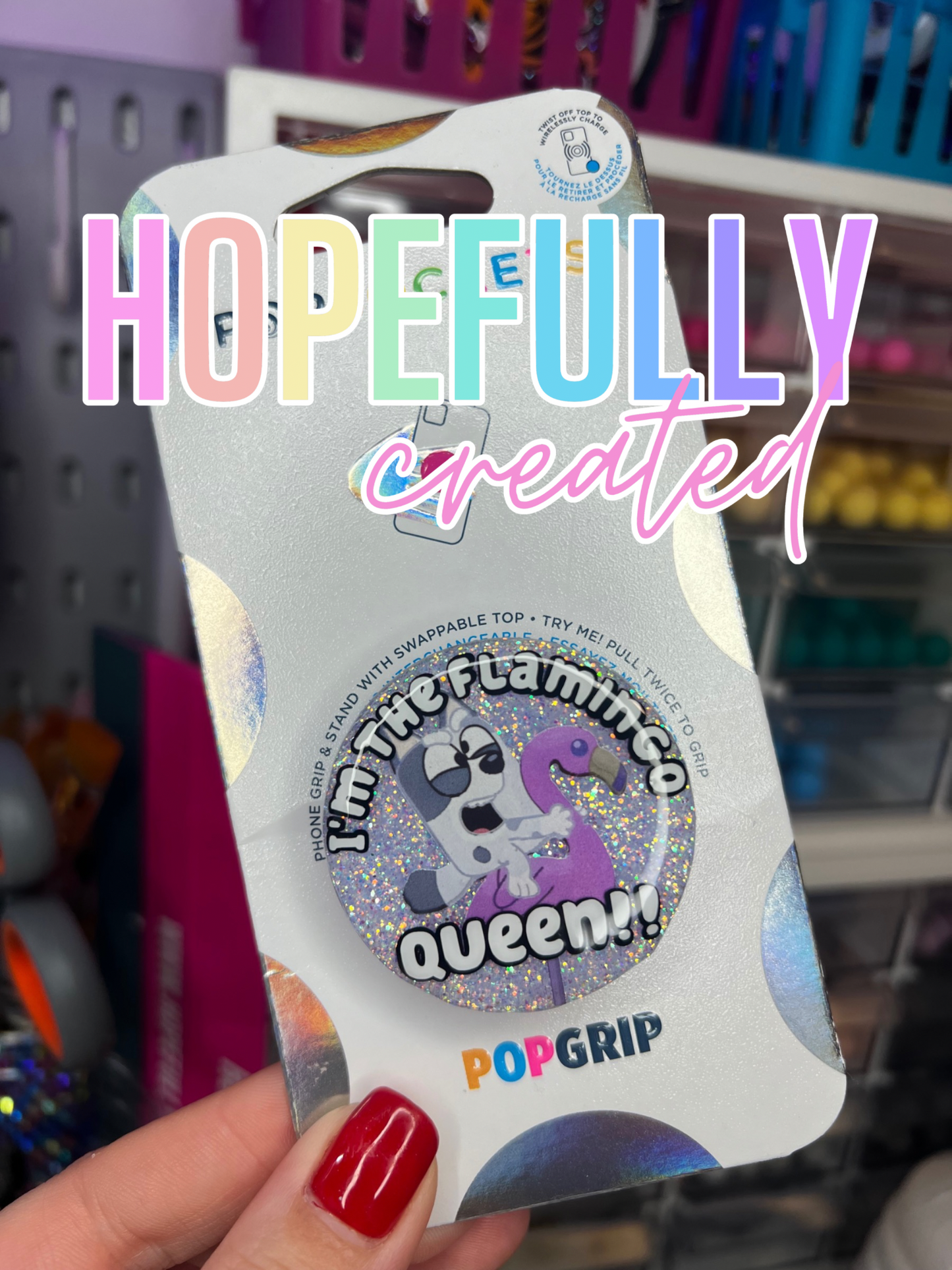 Flamingo Queen Phone Grip