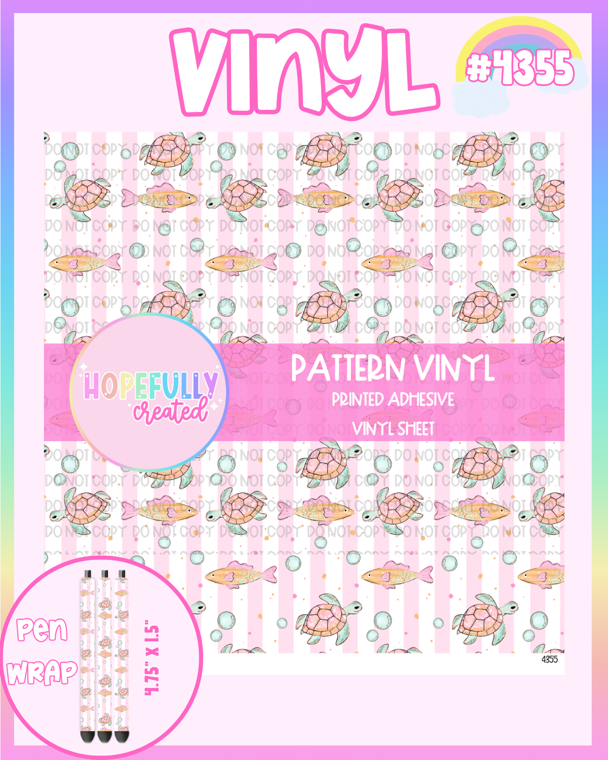 Sea Animals Vinyl Collection - 4355