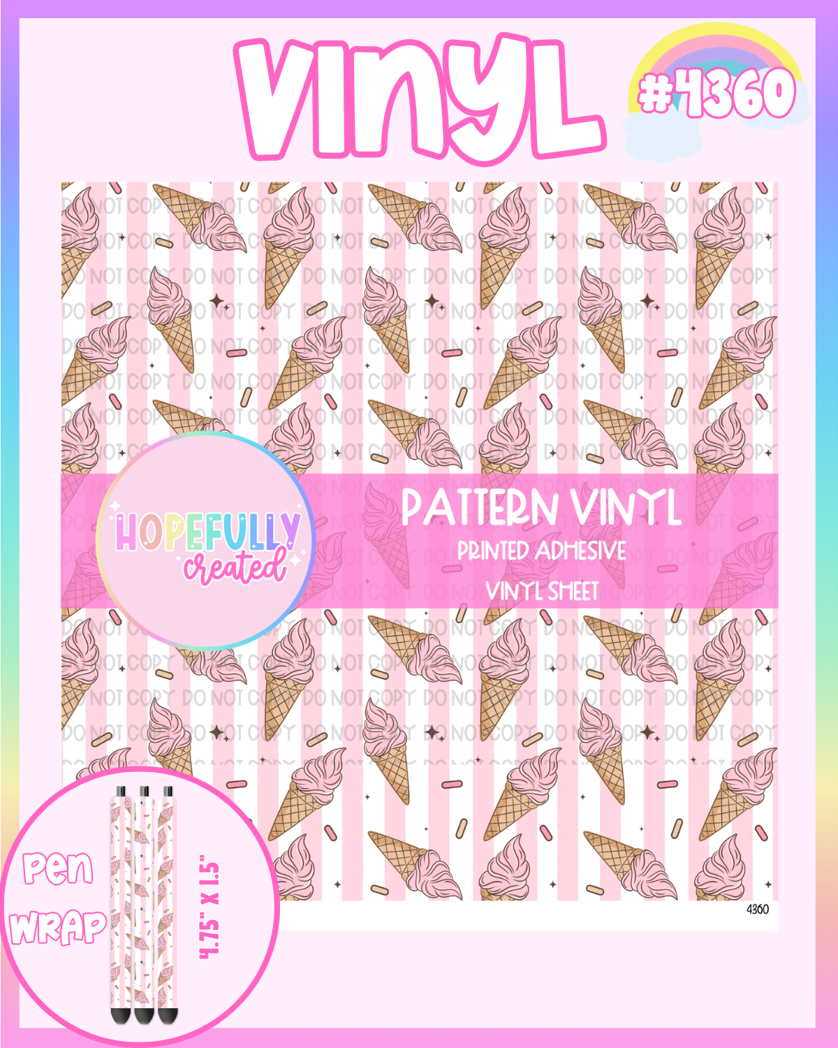 Ice Cream Vinyl Collection - 4360
